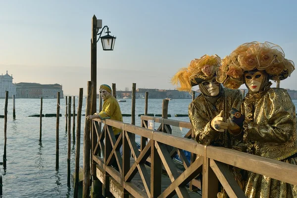 Venedik. Karnaval. Maskeler. Kostümleri