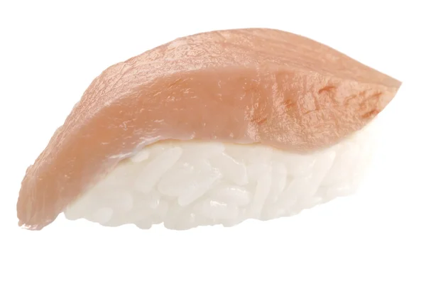 Sushi tradizionale sashimi su sfondo bianco — Foto Stock