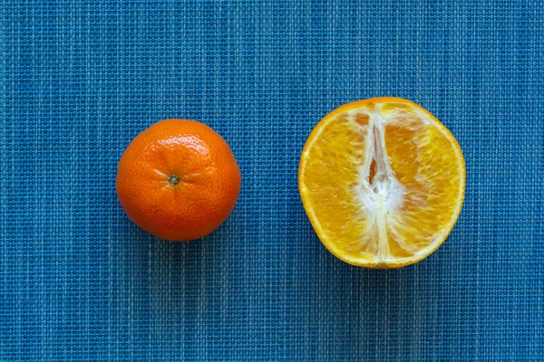 Nützliche Frische Säfte Orangen Zitronen Blick Von Oben Raum Für — Stockfoto