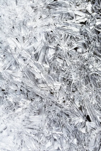 Transparent ice crystals texture cracked background