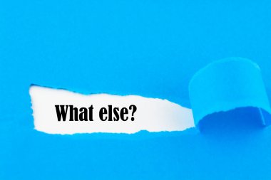 Yırtık kağıt konseptinin altında başka ne yazıyor?.