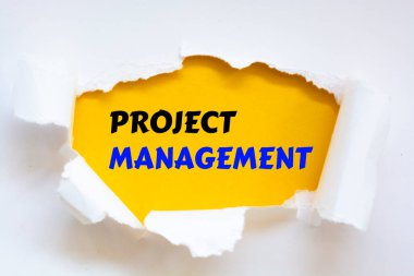 Yırtık kağıt altında Proje Yönetimi