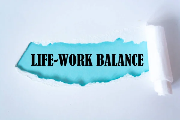 Segno Testo Che Mostra Life Work Balance — Foto Stock