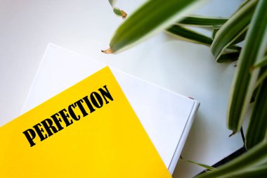 Yapışkan Notlarda Mükemmellik Yazısı.