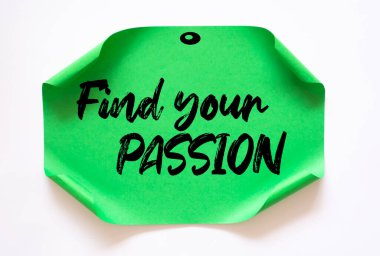 Yapışkan Notlar üzerine Tutku yazınızı bulun.