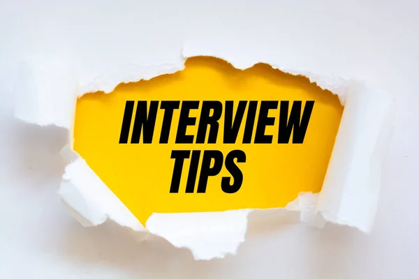 Röportaj ipuçlarını gösteren metin işareti