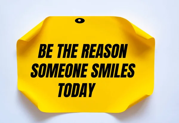 Γίνε Λόγος Που Κάποιος Χαμογελάει Σήμερα — Φωτογραφία Αρχείου