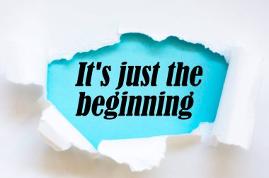 Metin işareti gösteriyor ki bu sadece başlangıç.