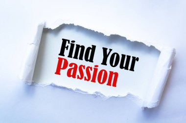 Tutkunu Bul 'u gösteren metin işareti