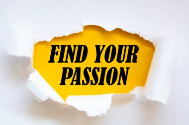 Tutkunu Bul 'u gösteren metin işareti