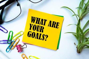 Hedeflerinizi gösteren metin işareti?