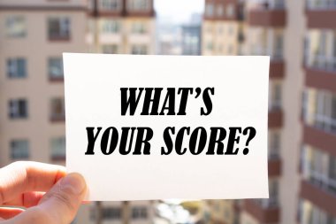 Puanınızı gösteren metin işareti? 