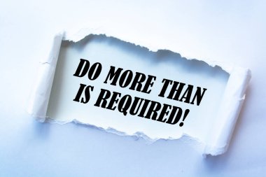 Gerekenden fazlasını yap.!