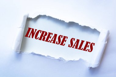 Text sign showing Increase Sales