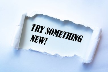 Metin işareti yeni bir şey dene