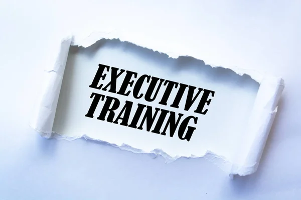 Tekstbord Met Executive Training — Stockfoto