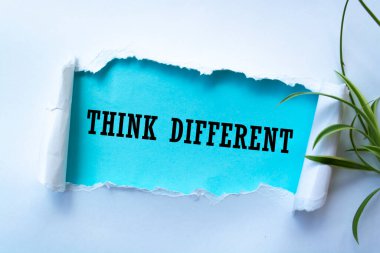 Farklı Düşünceleri gösteren metin işareti