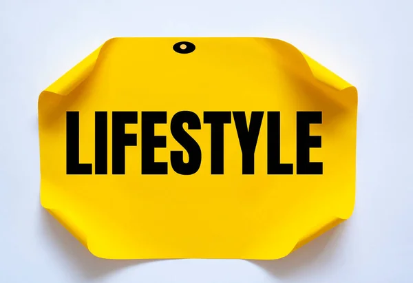 Lifestyle Nuvem Palavras Fitness Esporte Conceito Saúde — Fotografia de Stock