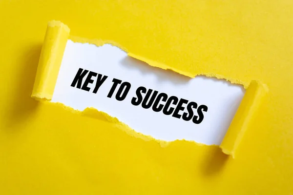 Text sign showing KEY TO SUCCESS