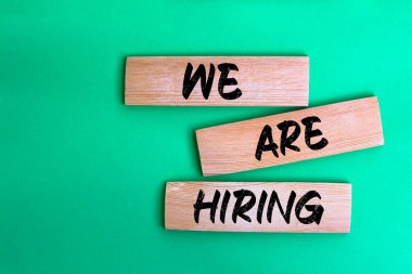 Metin işareti işe aldığımızı gösteriyor