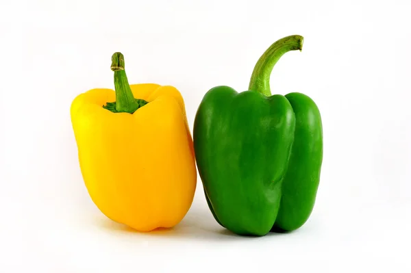 Δύο χρώματα chillis — Φωτογραφία Αρχείου