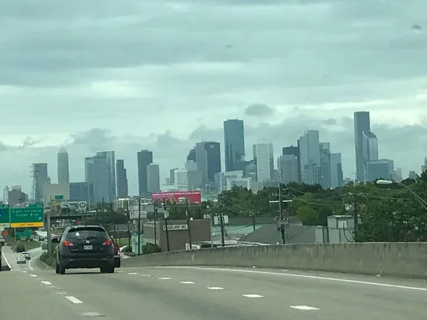 Houston Línea Del Cielo Texas — Foto de Stock