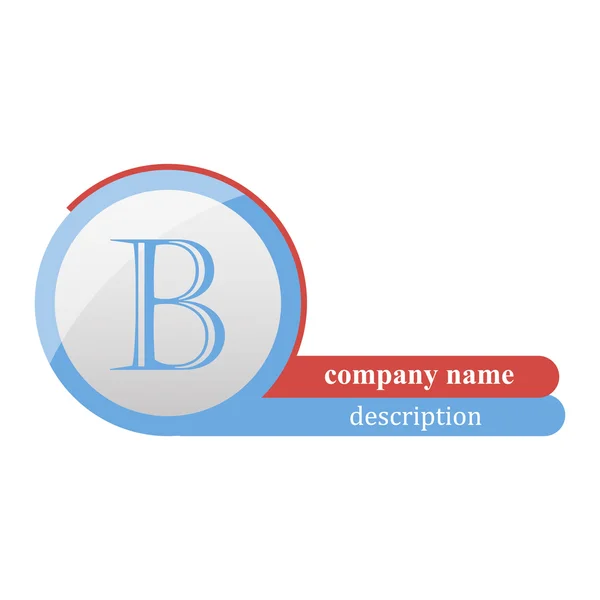 B logotype — Stock Vector