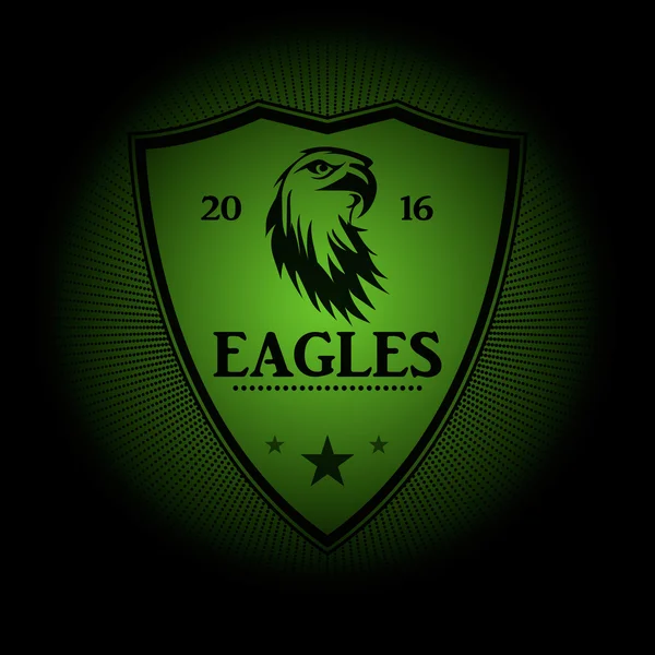 Eagles! Logo olahraga - Stok Vektor