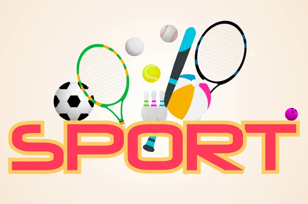 Tijger een sport-logo. — Stockvector