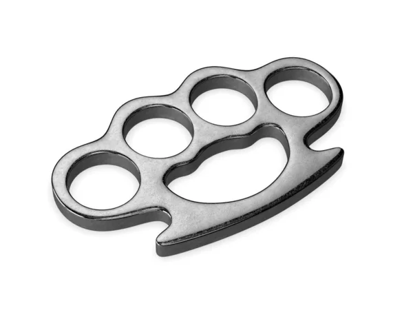 Steel Brass Knuckles Rendering — Stock Photo, Image