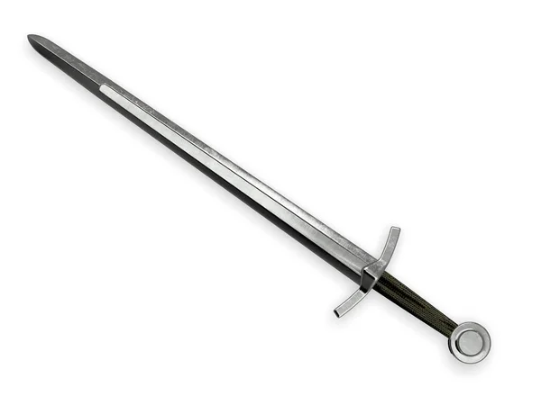 European Medieval Sword Rendering — Stock Photo, Image