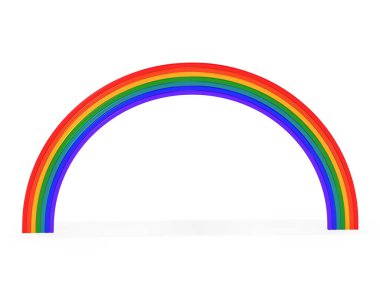 gökkuşağı arkaplan 3d oluşturma