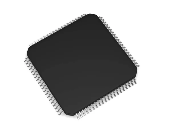 Elektronische Chip Rendering — Stockfoto