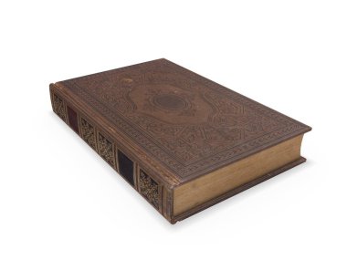 Old book 3d rendering