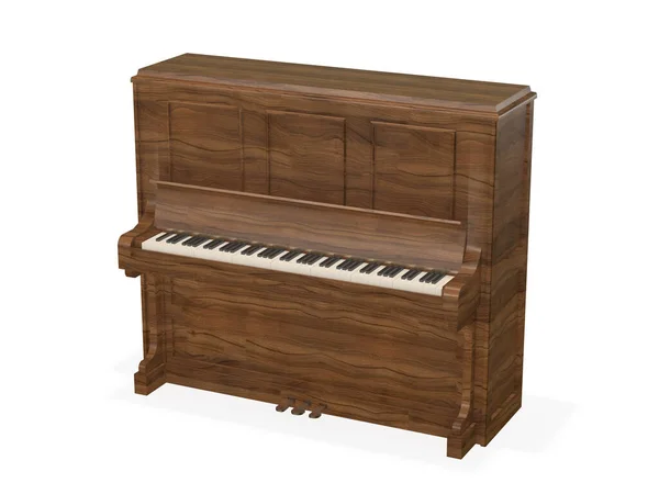 Vintage Piano Rendering Stok Resim