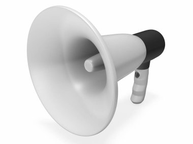 Plastik megafon 3D görüntüleme