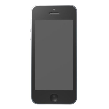 Akıllı telefon şablonu 3d oluşturma