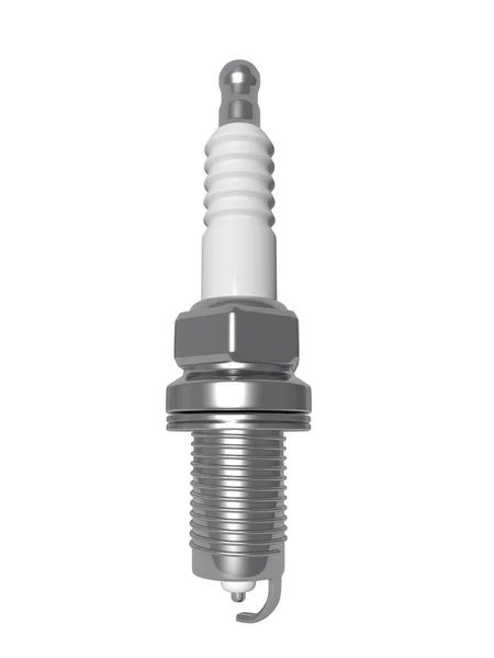 Carro Sparkplug Renderização — Fotografia de Stock