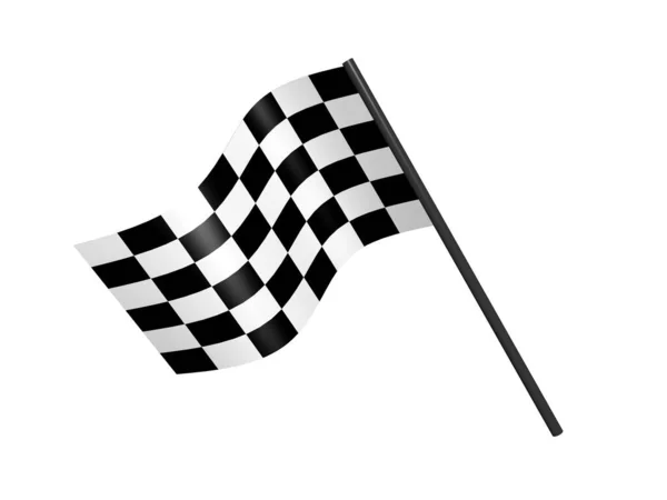 Finish Flag Rendering — Stock Photo, Image