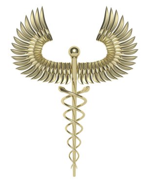 Caduceus imzası 3D oluşturma