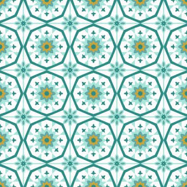 Süs İslam kiremit seamless modeli