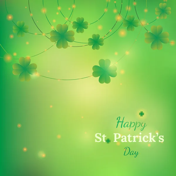 St. Patrick's day vector background — Stock Vector