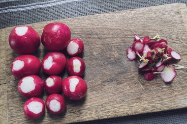 Sebze turpu soymak. Atık sıralama