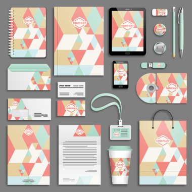 Kurumsal kimlik şablon seti