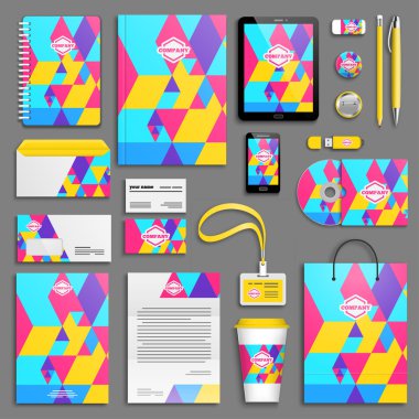 Kurumsal kimlik şablon seti