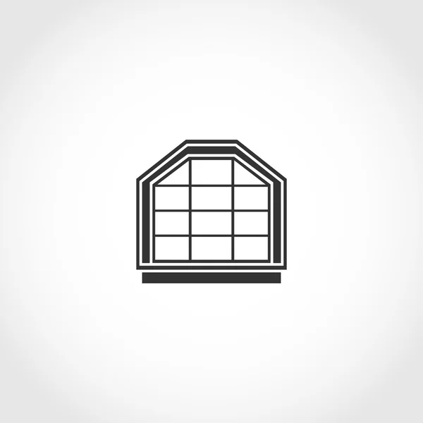 Icône de fenêtre Vintage — Image vectorielle