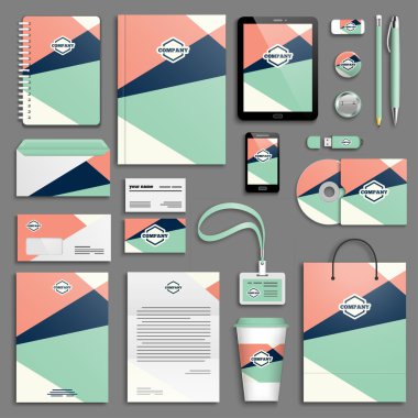 Kurumsal kimlik şablon seti