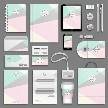 Kurumsal kimlik şablon seti