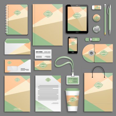 Kurumsal kimlik şablon seti