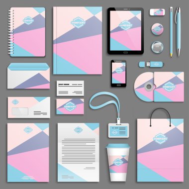 Kurumsal kimlik şablon seti